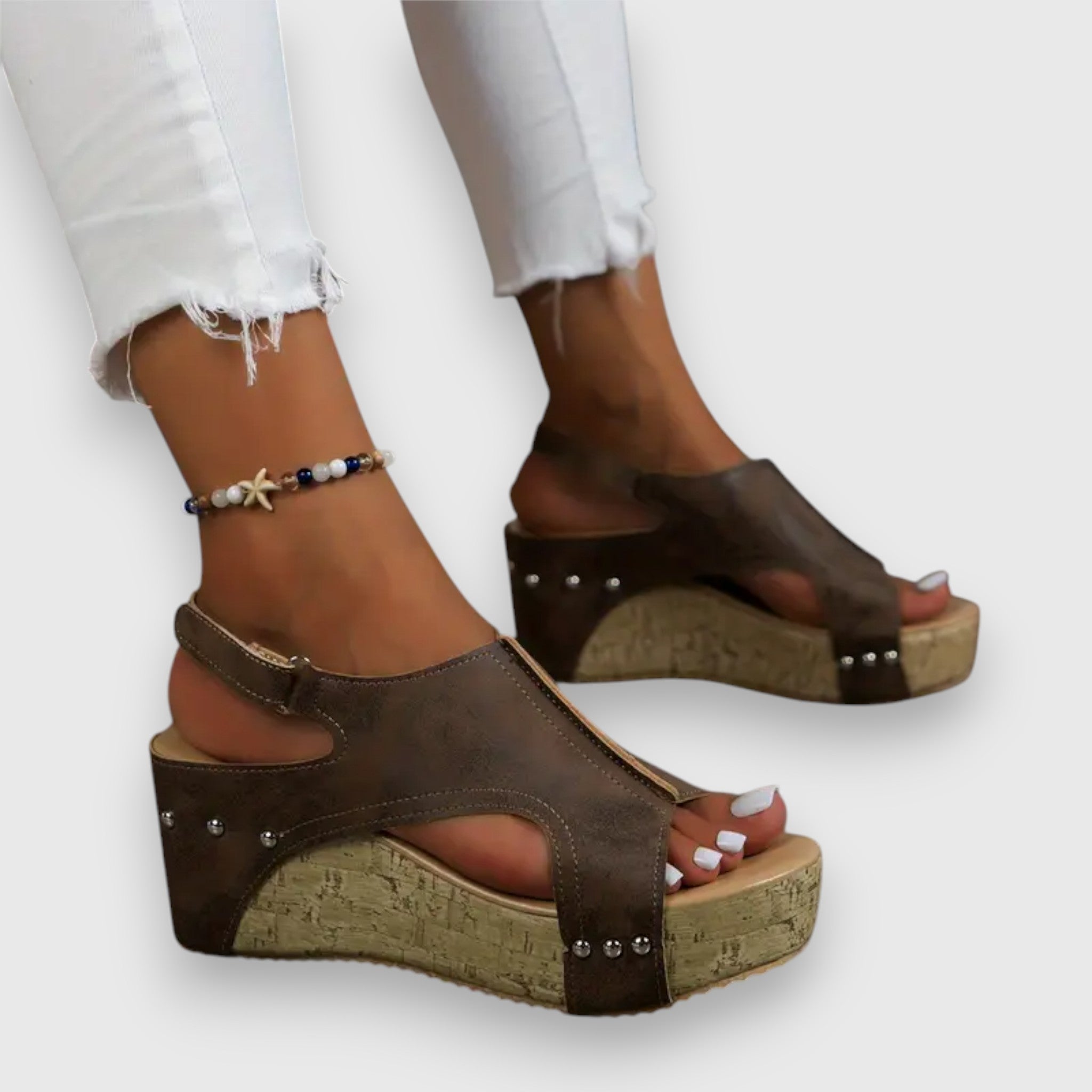 Mia – Vintage Platform Szandál