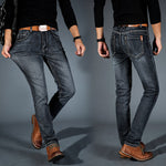 Prémium Men's Sztreccs Jeans – fekete
