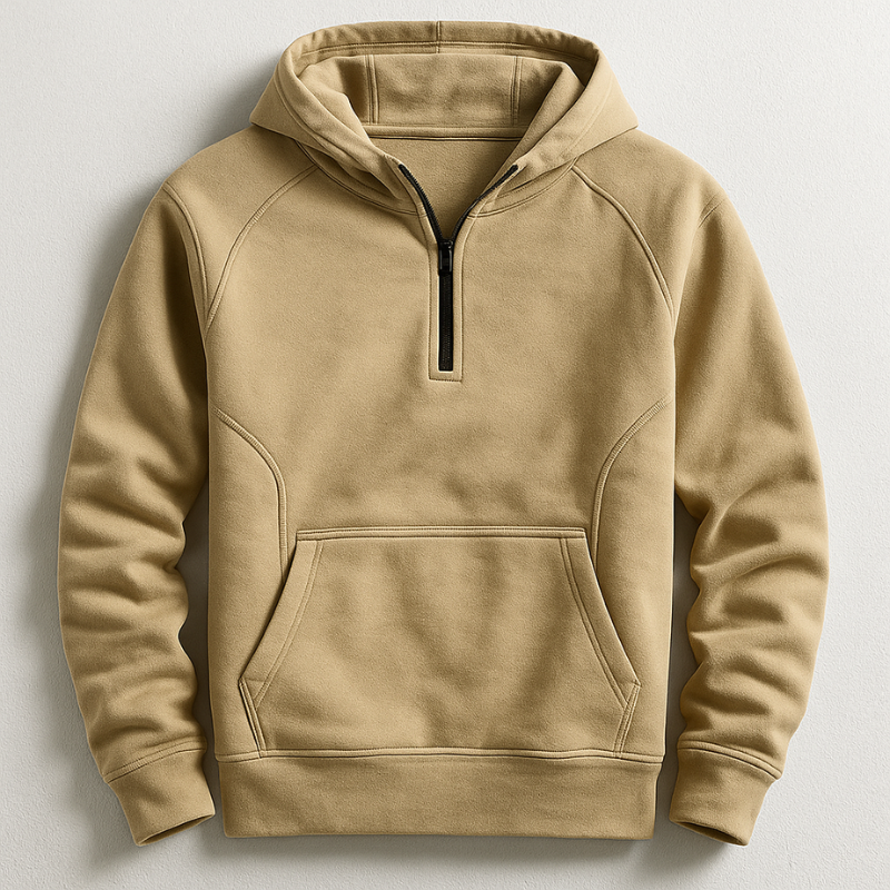 Ignác | Férfi kapucnis pulóver oldalsó cipzárral