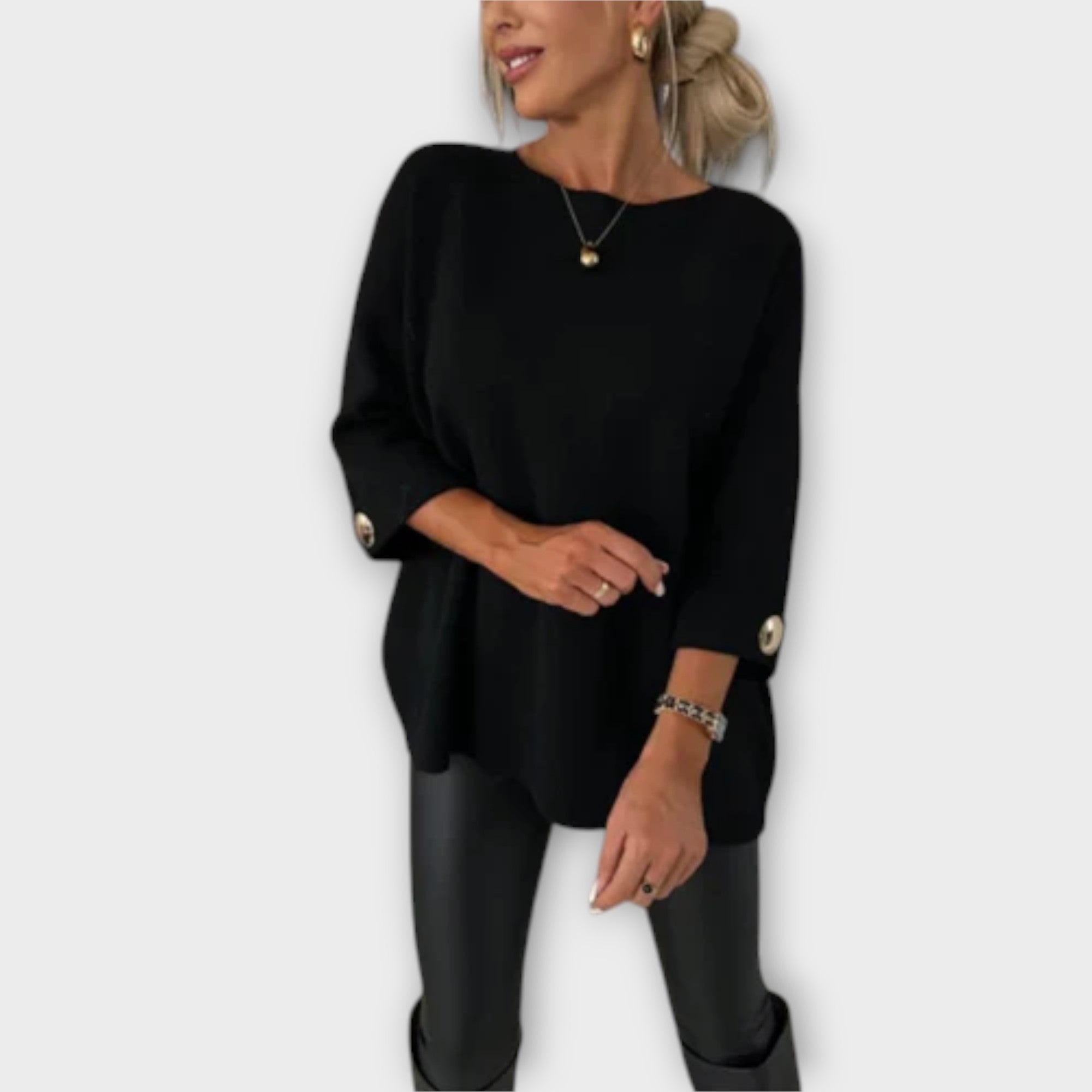 Isabella - Elegáns Kötött Blúz.