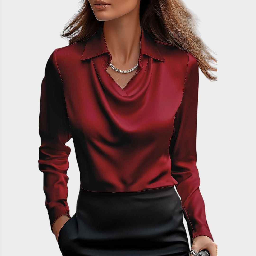 Elin | Elegáns Sátén Blúz