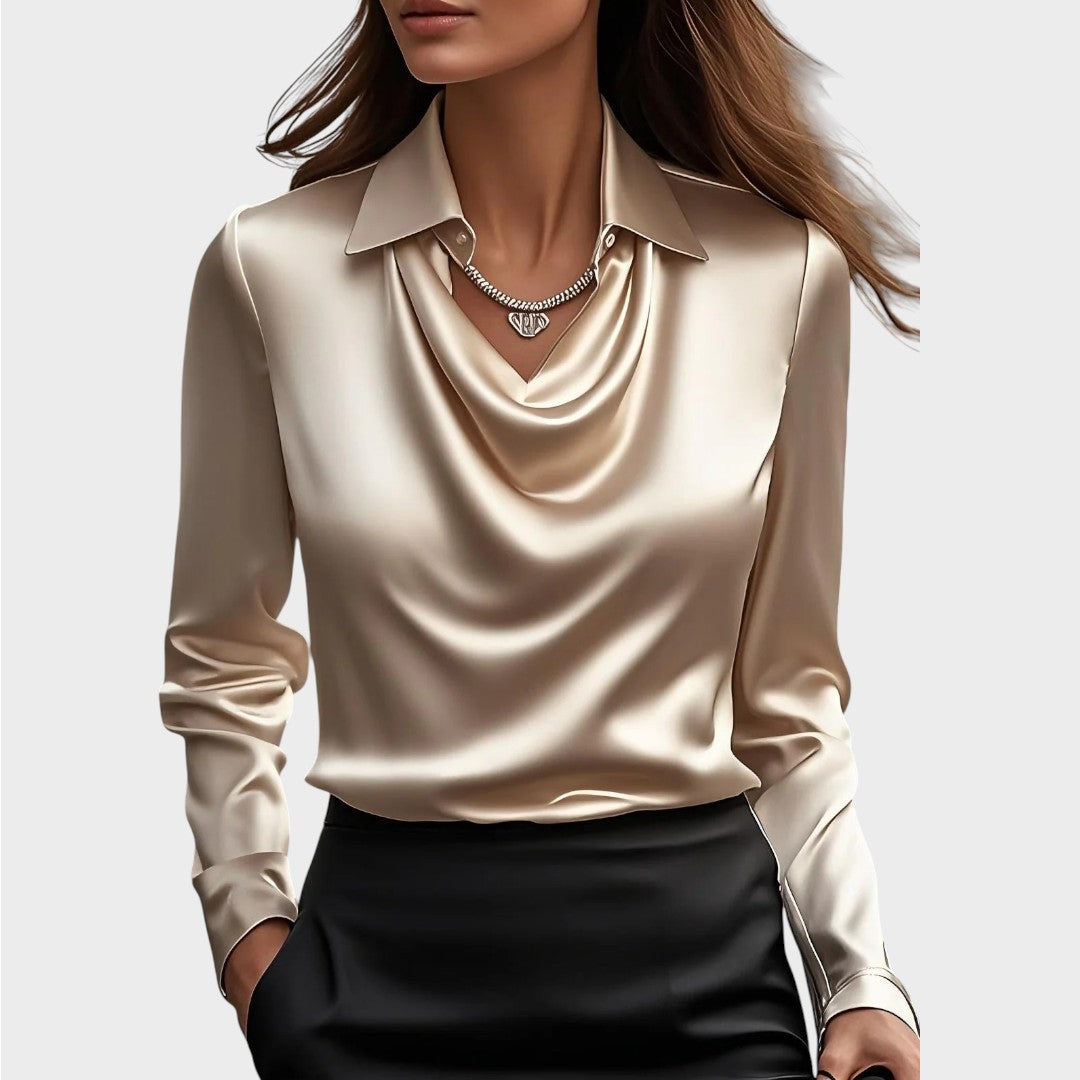 Elin | Elegáns Sátén Blúz