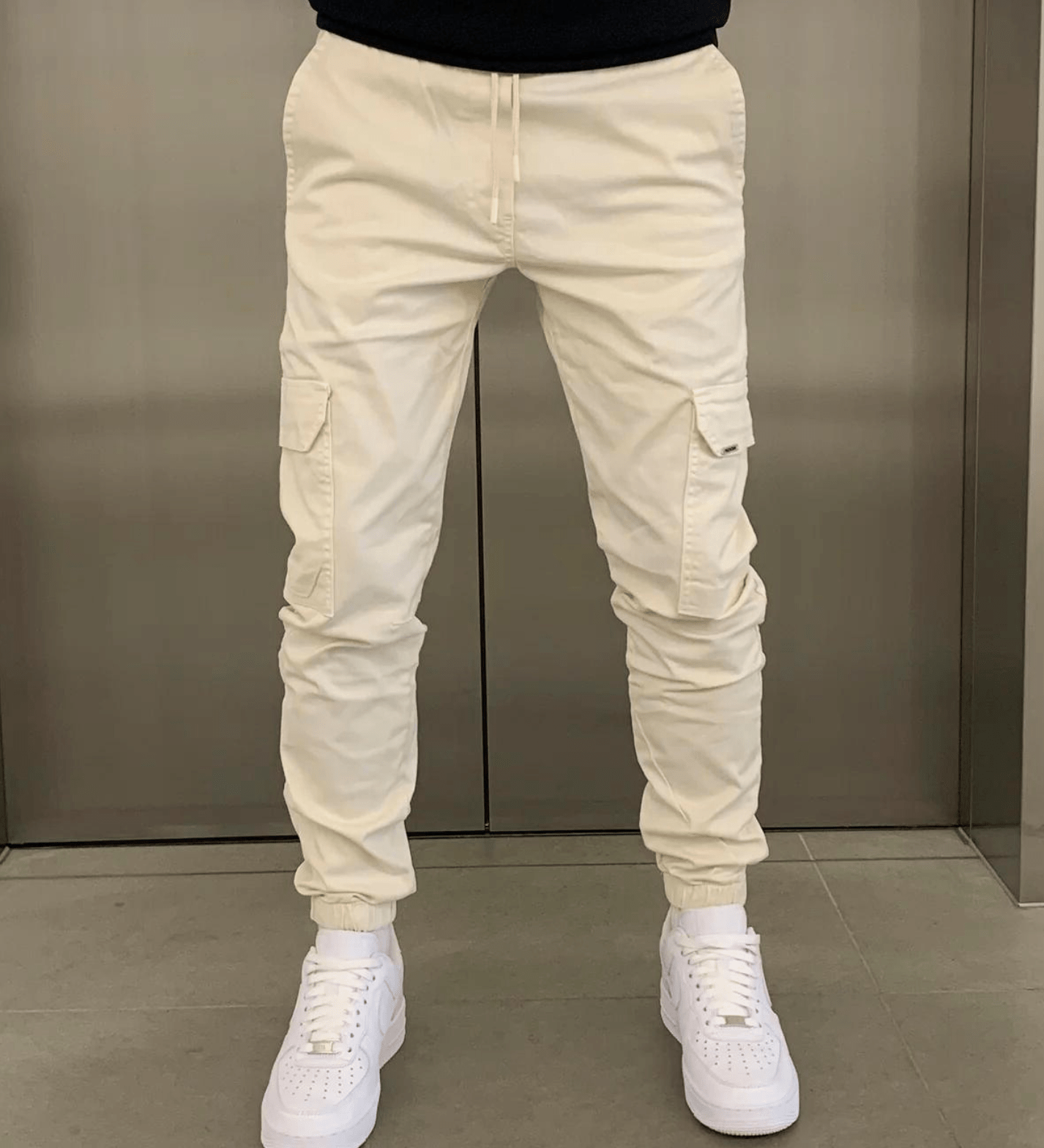Cargo Jogger Fit – bézs