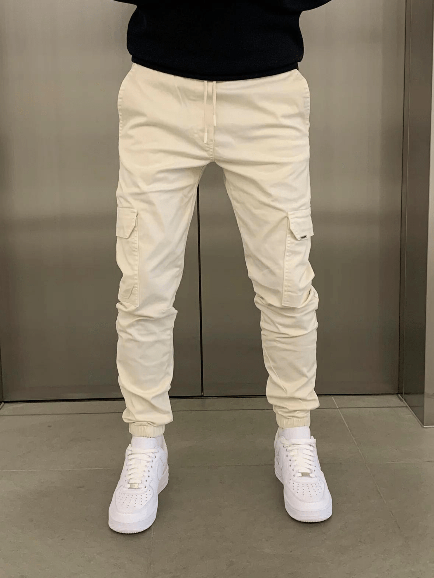 Cargo Jogger Fit – bézs
