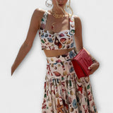 Heather - Stílusos Két Részes Szoknya Szett