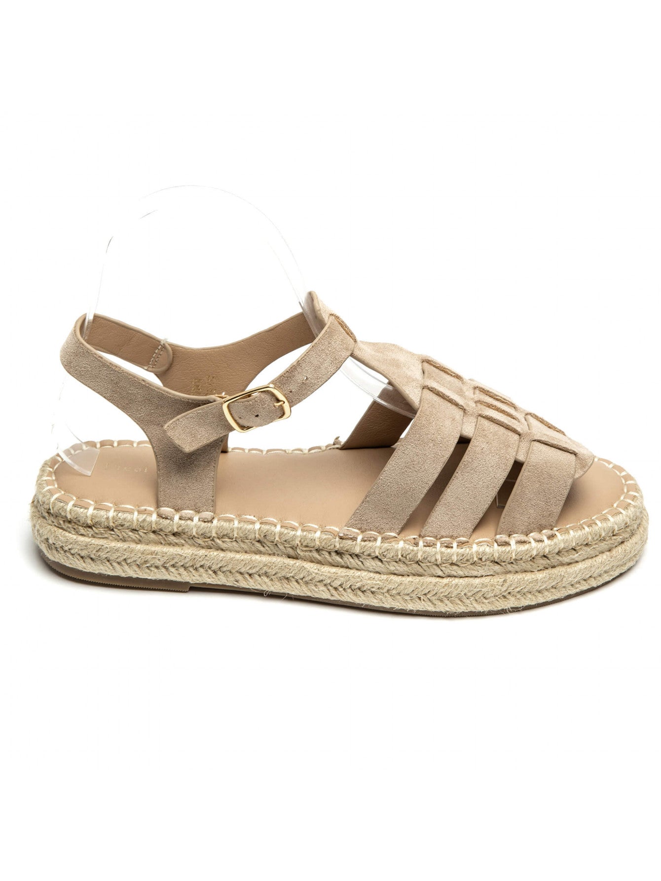 Mirabella | Khaki női szandál állítható pánttal
