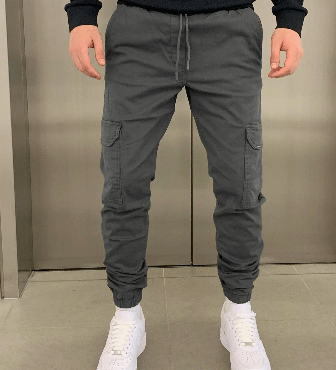 Cargo Jogger Fit – szürke