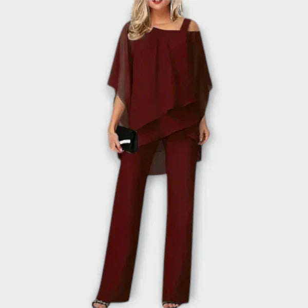 Celeste | Elegáns Chiffon Overál Szett