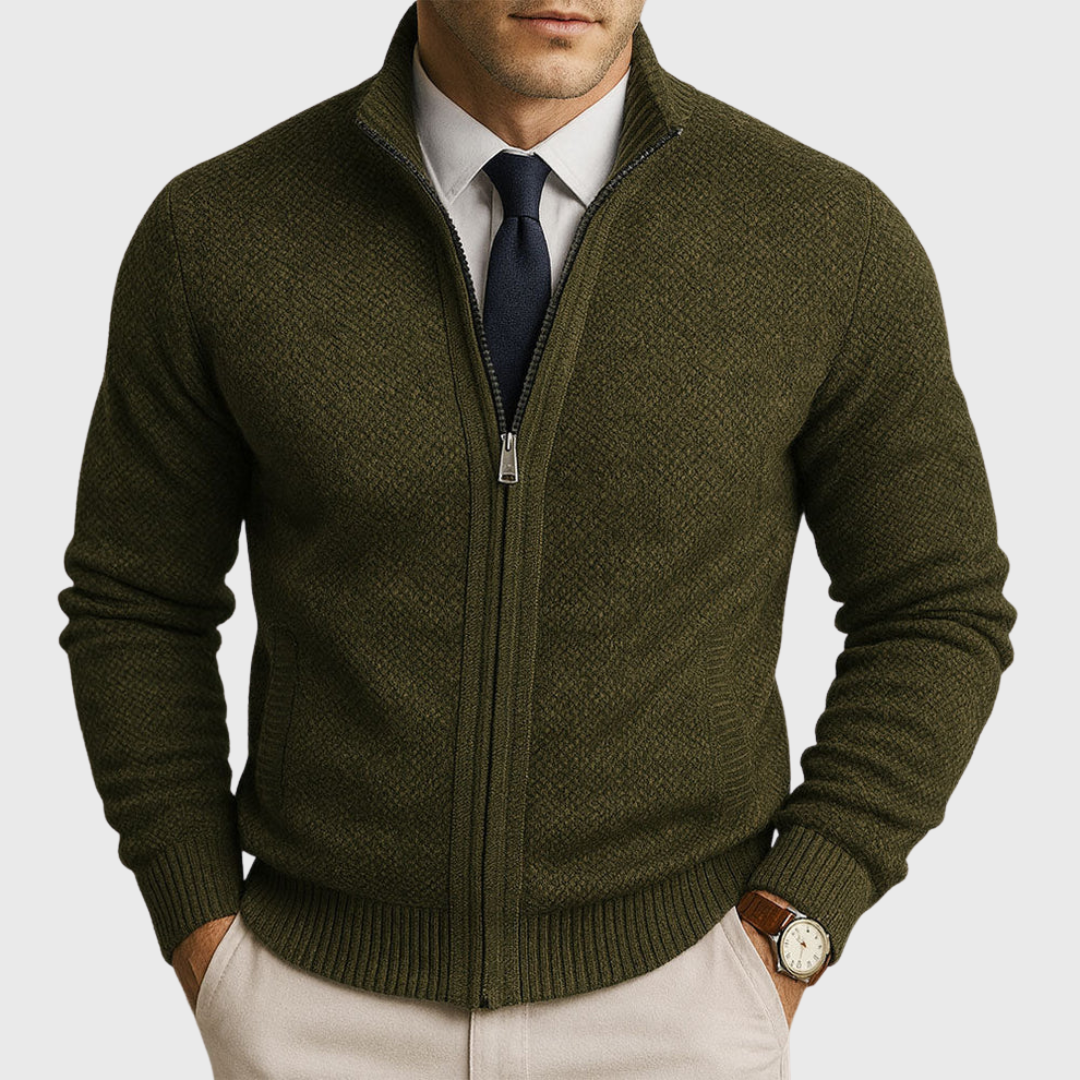 Leandro | Merino Wool Cardigan
