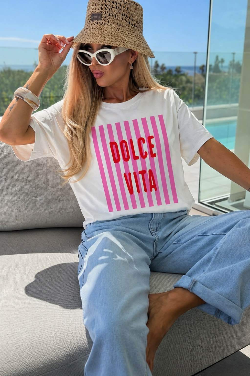 Dana | Női póló nyomtatott mintával