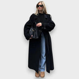 Lucie | Oversized Gyapjúkeverék Kabát
