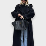 Lucie | Oversized Gyapjúkeverék Kabát