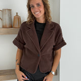 Cropped Teddy Blazer – barna