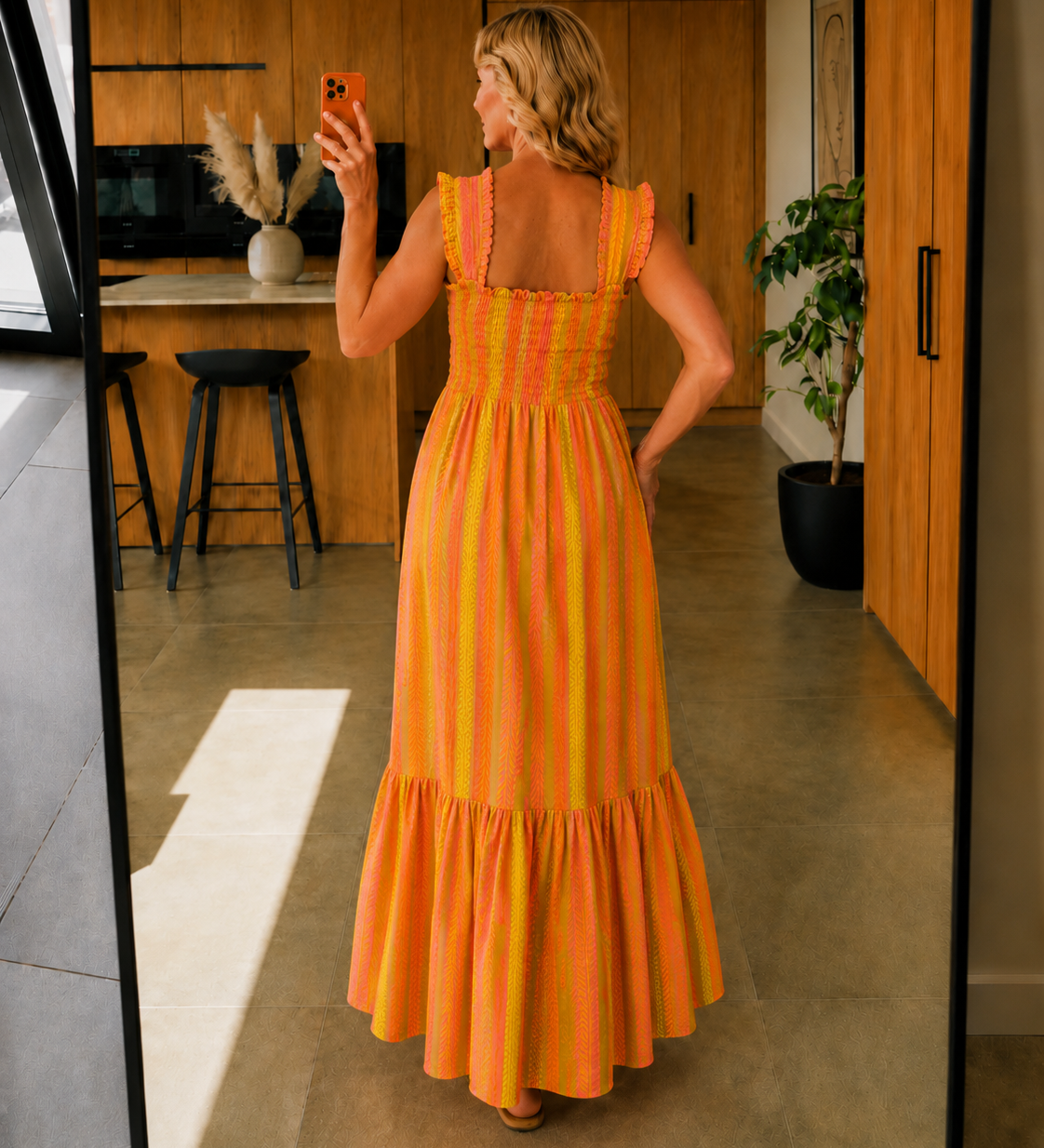 Hella | Sárga maxi ruha