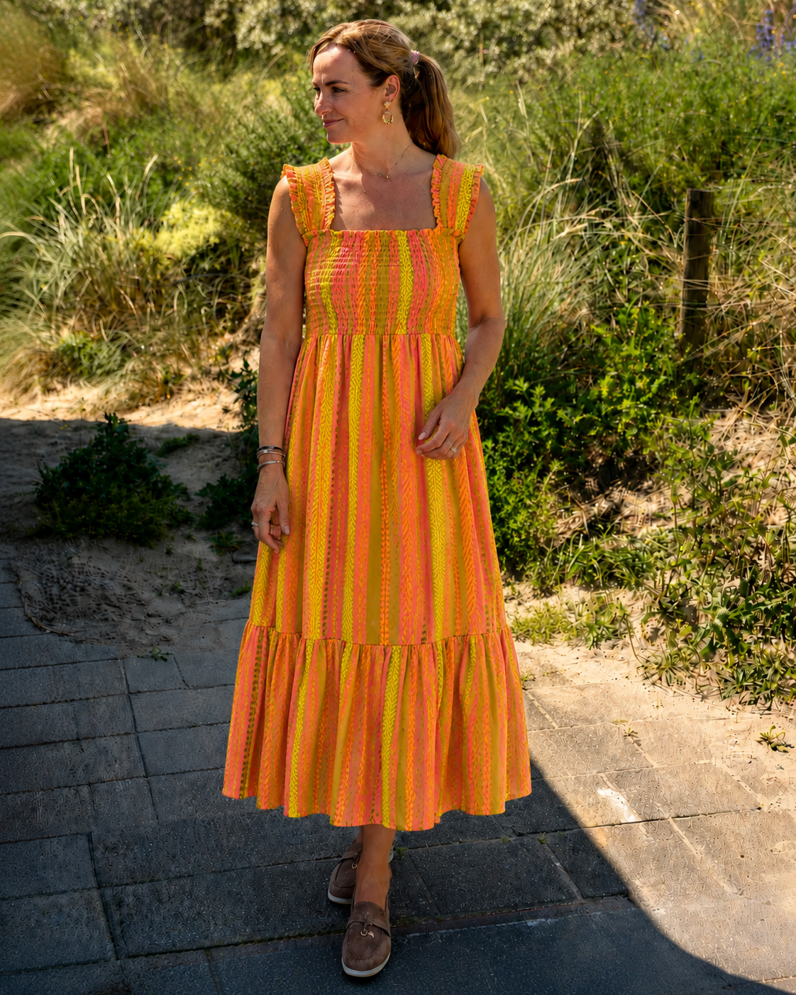 Hella | Sárga maxi ruha