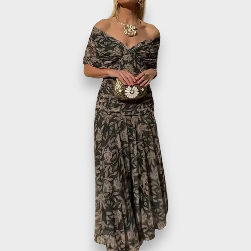 Malia | Elegáns Ruha V-nyakkal