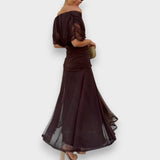 Malia | Elegáns Ruha V-nyakkal