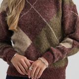 Sanya | Piros női pulóver hosszú ujjakkal