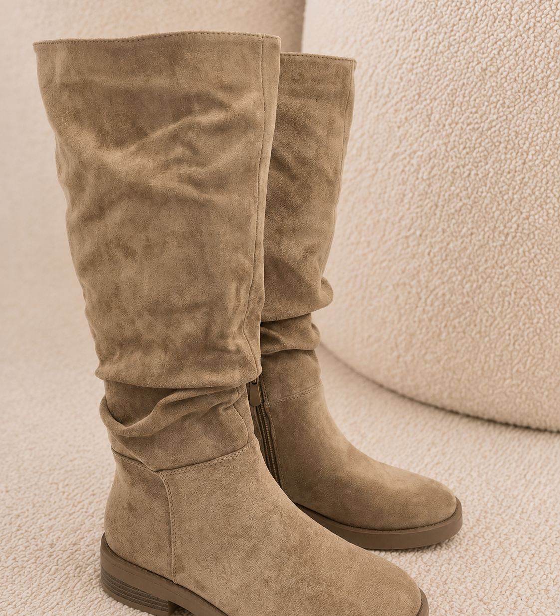 Khaki Mondy Tall Csizma