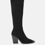 Nell | Női magas szárú csizma velúr hatású felülettel