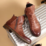 Edmund | Férfi bokacsizma bőr felsőrésszel
