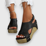 Mia – Vintage Platform Szandál
