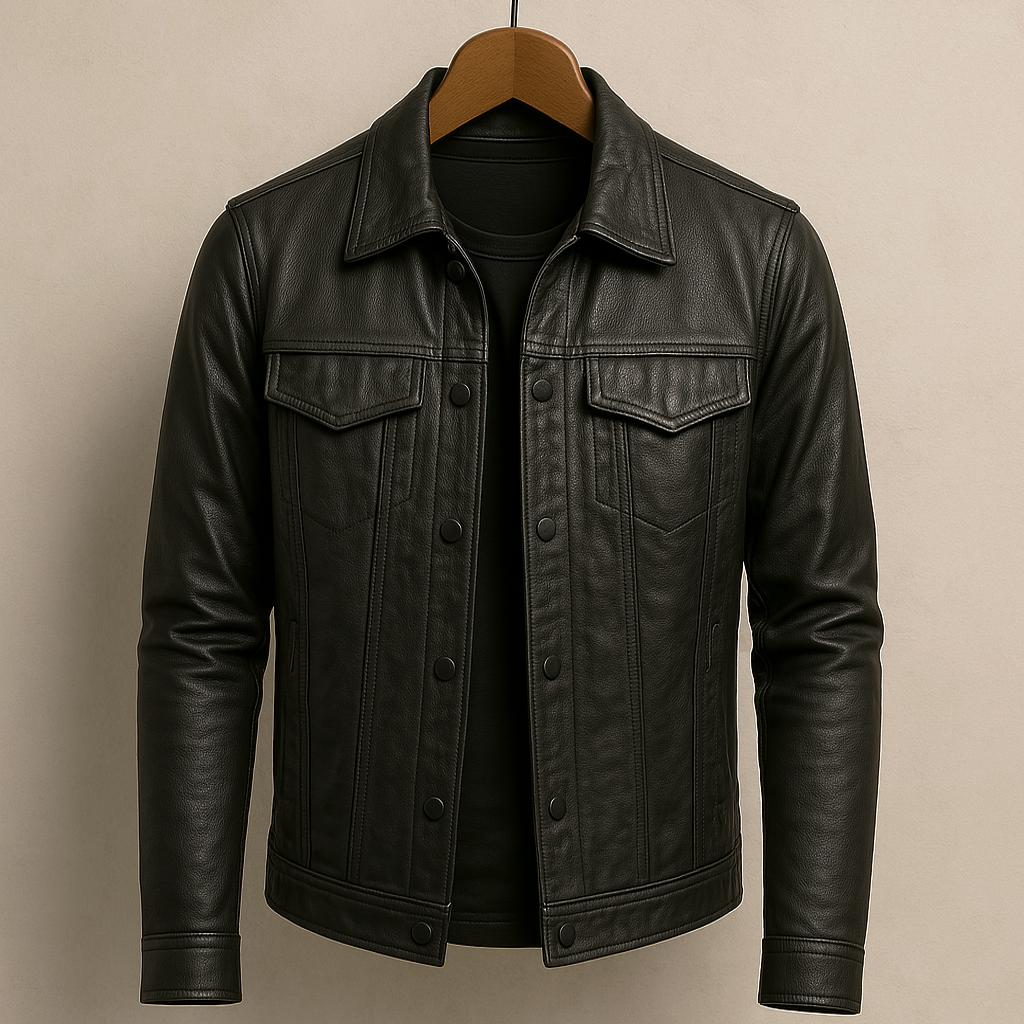 Hugo | Leather Biker Jacket
