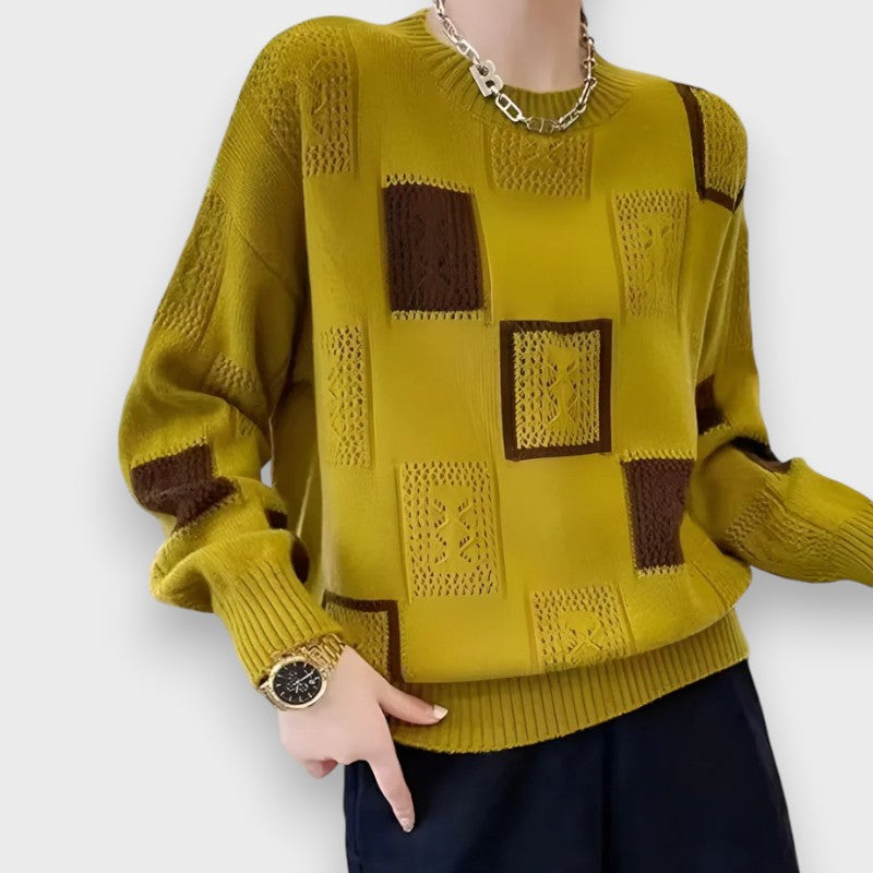 Tilda | Elegáns Női Kötött Pulóver