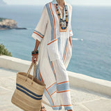 Caftan Ruha "Solange" – Kék & Borostyán