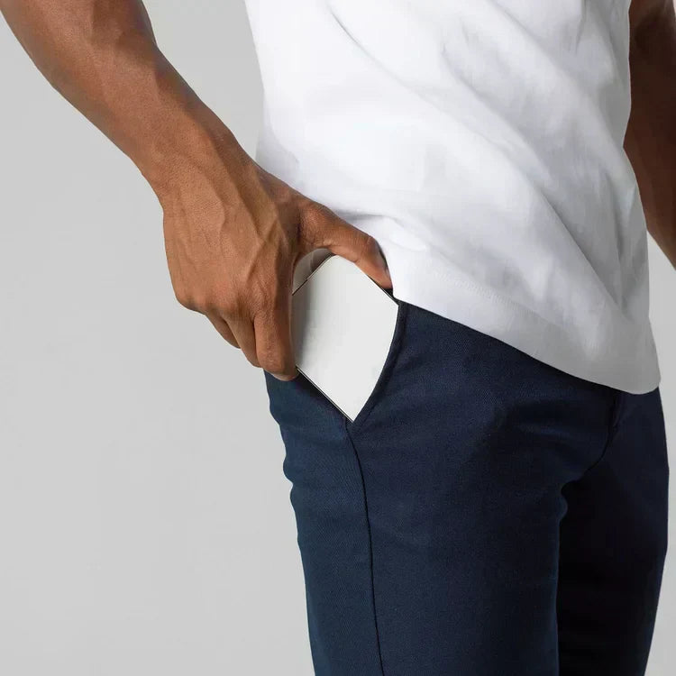 Férfi Slim Fit Chino Nadrág – Modern Stílus a Mindennapi és Üzleti Használatra
