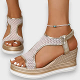 Léa | Elegáns ortopéd slip-on szandál nőknek, wedge sarokkal