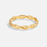 Infinity 18K Arany Csavar Gyűrű