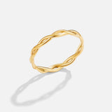 Infinity 18K Arany Csavar Gyűrű