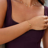 Levél Szív Karkötő