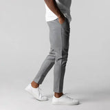 Férfi Slim-Fit Chino Nadrág
