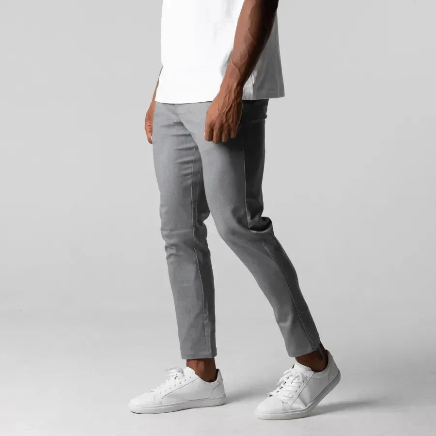 Férfi Slim-Fit Chino Nadrág
