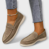 Elegáns Női Suéd Loafer