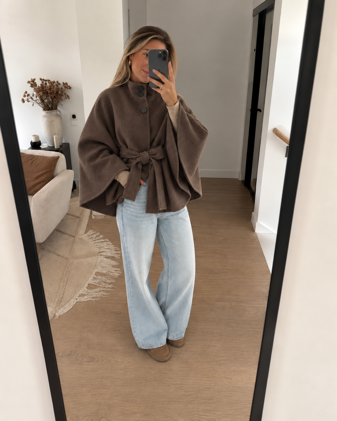 Elena | Női poncsó laza szabással