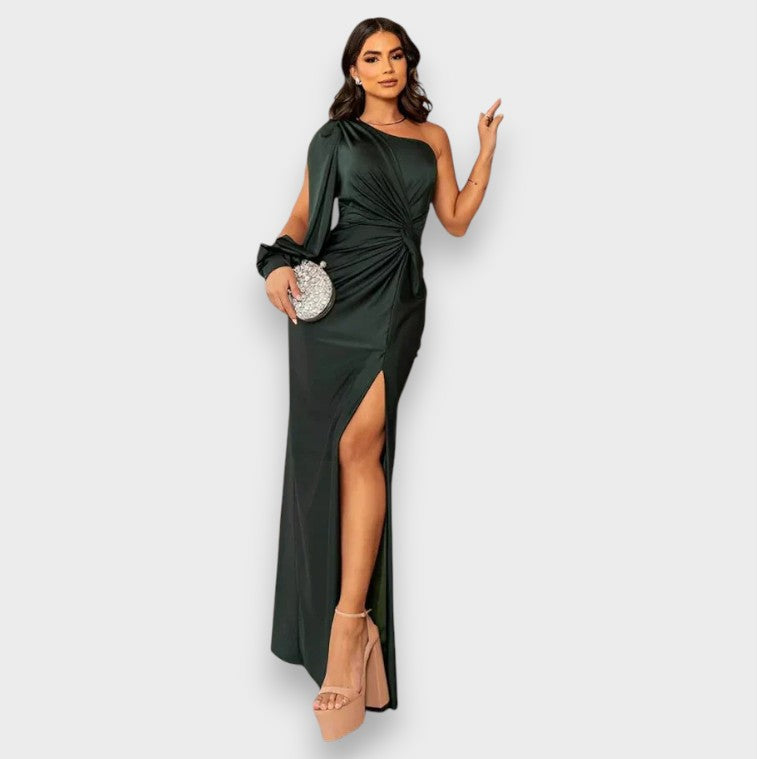 Zarra | Elegáns Egyszárú Maxi Ruha